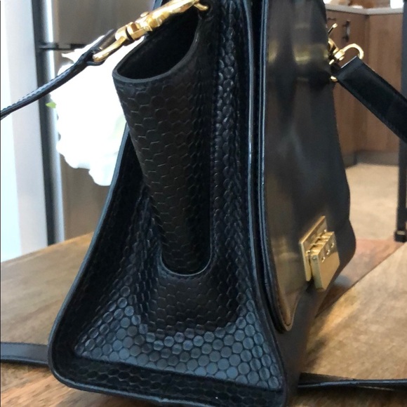 Zac Posen Eartha Python Satchel - Picture 2 of 3